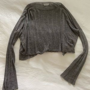Zara Crop long-sleeved top